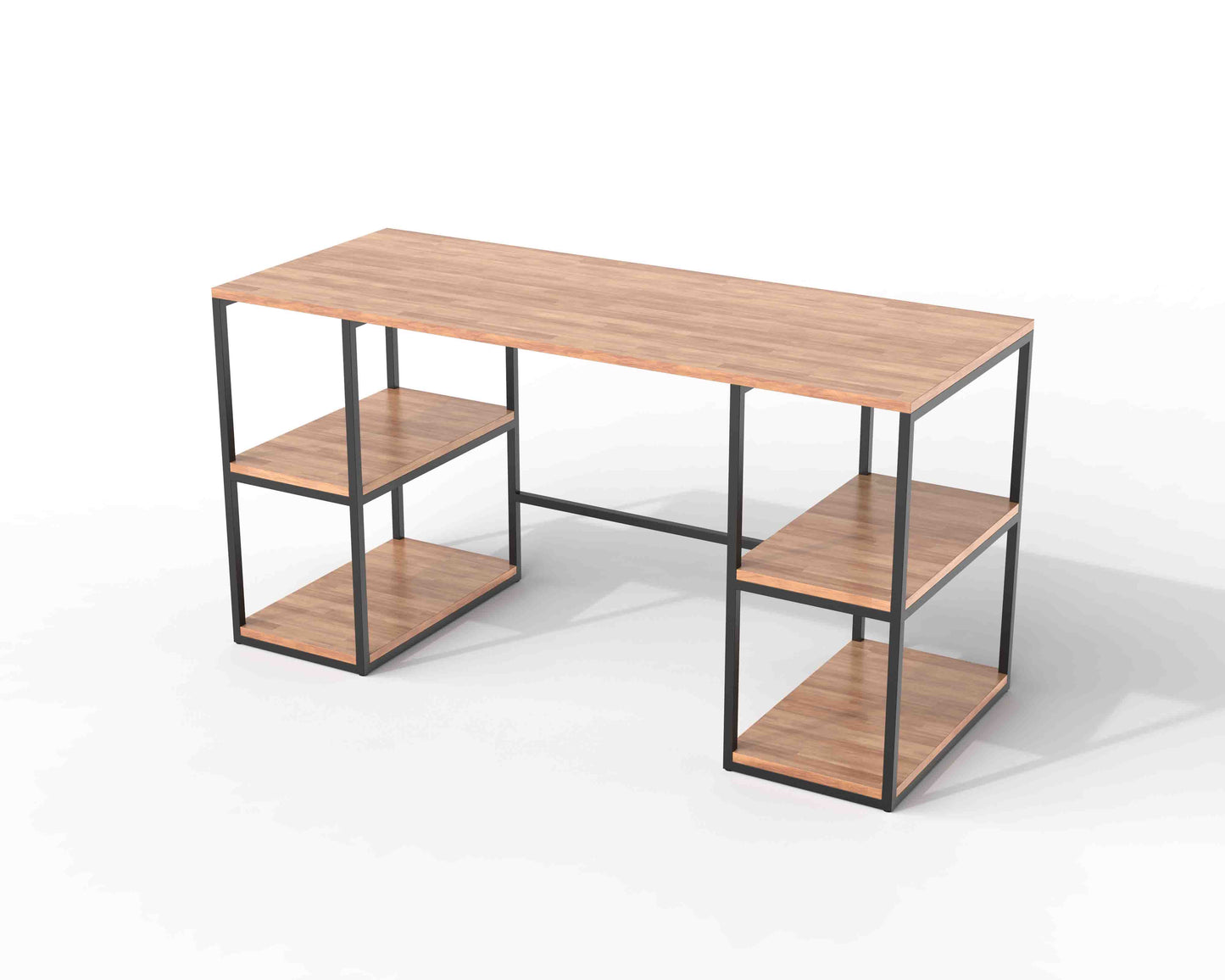 London Desk with Twin shelves