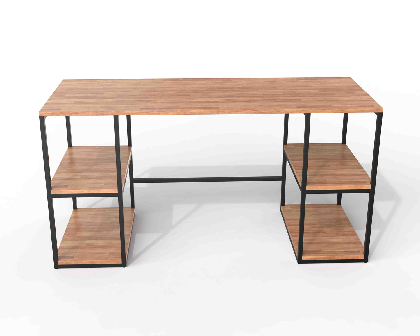 London Desk with Twin shelves