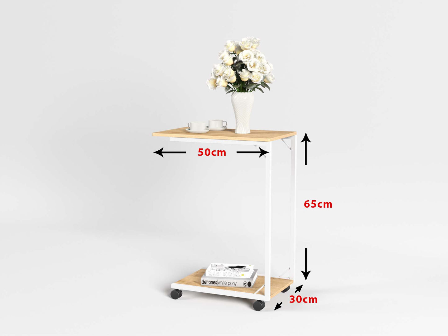 Acaza Laptop Table - Malaysian Oak